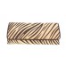 Evening Bag - Zebra Print w/ Flap - Brown - BG-92090BR